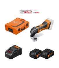Cisaille tôle 18V ABLS 18 1,6 E AS + 2 batteries GBA 18V 4 Ah AS + 1 chargeur GAL 1880 CV AS FEIN