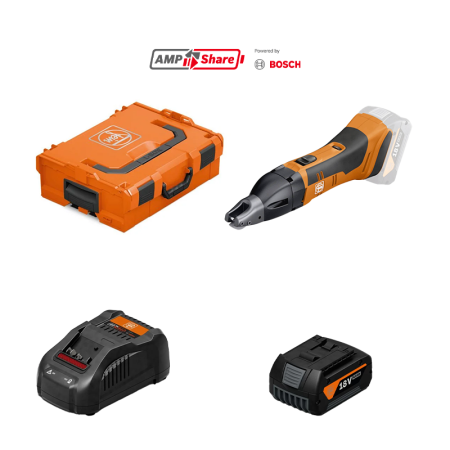 Cisaille ABSS 18 1,6 E AS + 1 batterie GBA 18V 4 Ah AS + 1 chargeur GAL 1880 CV AS FEIN