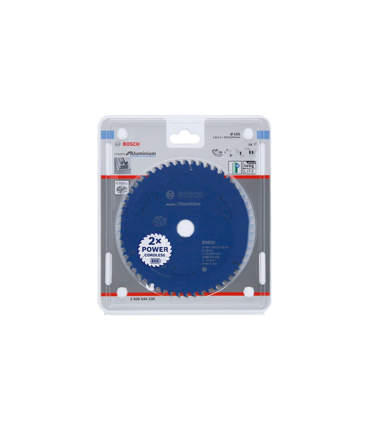 Lame de scie circulaire Ø165 x 1,8/1,3 x 20 Expert for Aluminium T54 BOSCH