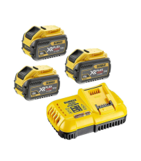 Pack 3 batteries 18-54V Flexvolt 9-3 Ah + Chargeur DCB118 DEWALT
