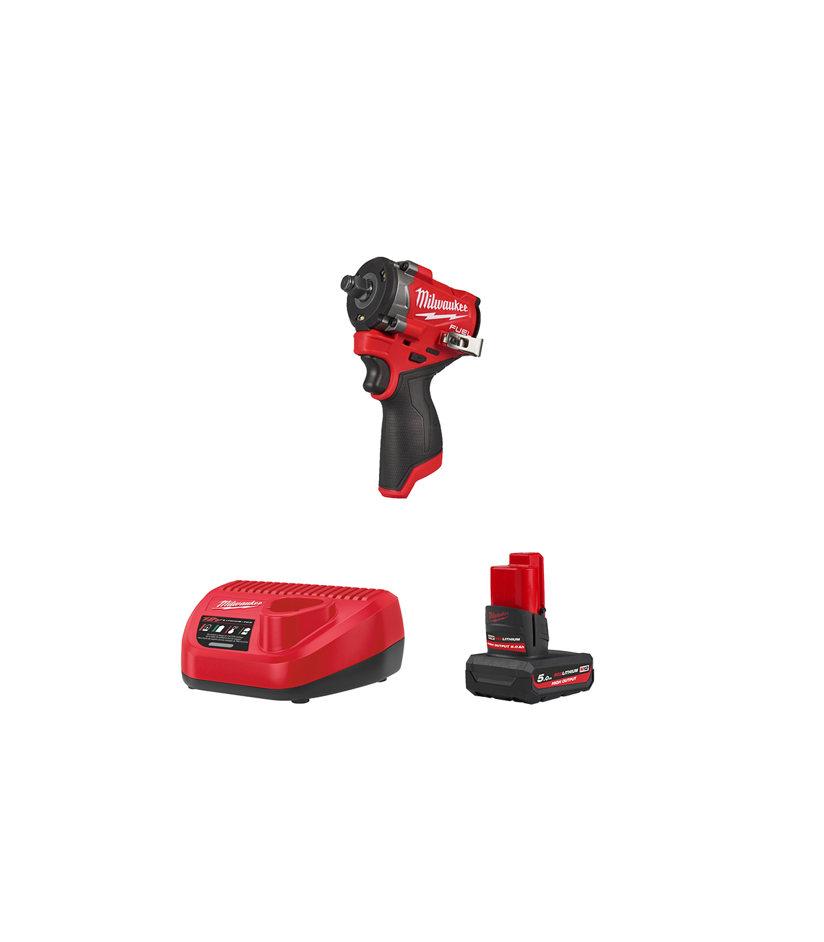 Boulonneuse compacte ½ 12V M12 FCIWF12G3-0 + 1 batterie 12V 5 Ah + Chargeur C12C MILWAUKEE