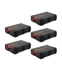 Lot de 5 malettes de rangement HD Box 1 MILWAUKEE