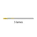 Lot de 5 lames de scie sauteuse bois coupe droite S 145/2,8/5 FESTOOL