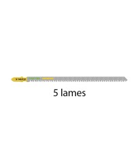Lot de 5 lames de scie sauteuse bois coupe droite S 145/2,8/5 FESTOOL