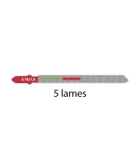 Lot de 5 lames de scie sauteuse plastique S 75/1.5/5 FESTOOL