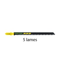 Lot de 5 lames de scie sauteuse bois S 105/4/5 FESTOOL
