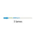 Lot de 5 lames de scie sauteuse métaux HS 105/1 BI/5 FESTOOL