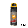 Lot de 12 Traceurs de chantier non fluorescent S MARK Jaune SOPPEC