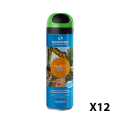 Lot de 12 Traceurs de chantier à l'eau très fluorescent FLUO TP HYDRO Vert SOPPEC