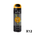 Lot de 12 Traceurs de chantier fluorescent TEMPO TP Orange SOPPEC