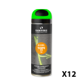 Lot de 12 Traceurs de chantier fluorescent TEMPO TP Vert SOPPEC