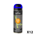 Lot de 12 Traceurs de chantier fluorescent TEMPO TP Bleu SOPPEC