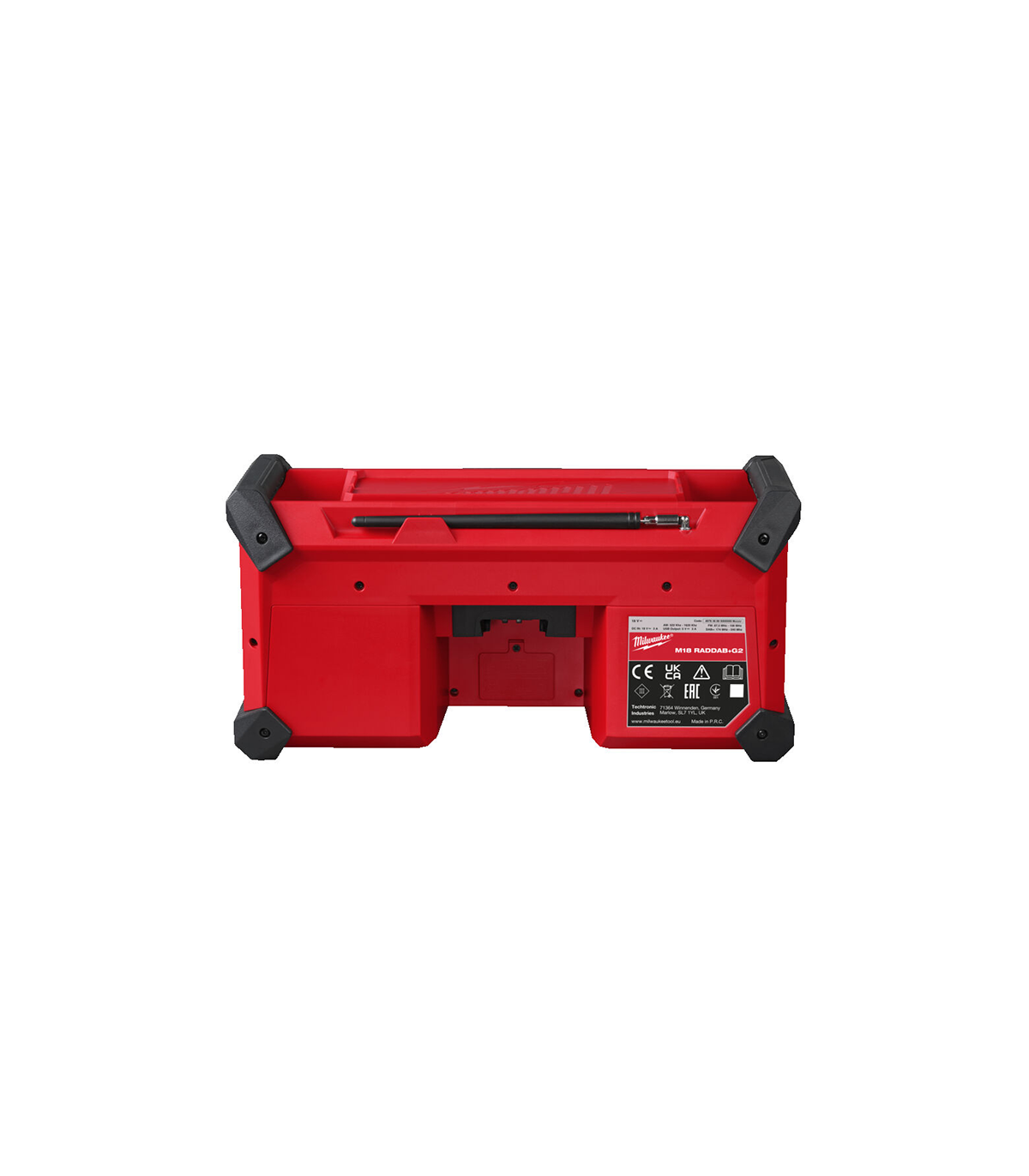 Radio de chantier 18V M18 RADDAB+G2-0 + 1 batterie 18V 5 Ah + chargeur M12-18 FC MILWAUKEE
