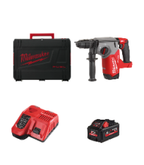 Perforateur SDS-Plus M18 FHX-0X + 1 batterie 18V 5,5 Ah + chargeur M12-18 FC MILWAUKEE