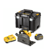 Scie plongeante Ø165 mm 54V DCS520NT-XJ + 1 batterie 18/54V 6-2Ah + 1 chargeur DCB118-QW DEWALT