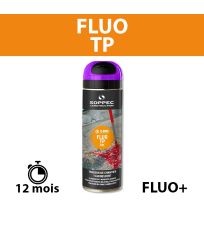 Traceur de chantier Fluo TP Violet 650ml SOPPEC