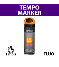 Traceur de chantier fluorescent TEMPO MARKER Orange SOPPEC
