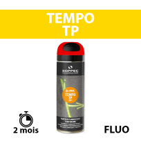 Traceur de chantier fluorescent TEMPO TP Rouge SOPPEC