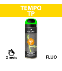 Traceur de chantier fluorescent TEMPO TP Vert SOPPEC