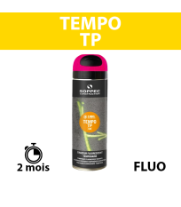 Traceur de chantier fluorescent TEMPO TP Cerise SOPPEC