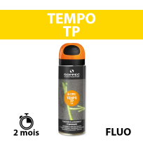 Traceur de chantier fluorescent TEMPO TP Orange SOPPEC