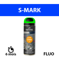 Traceur de chantier fluorescent S MARK Vert SOPPEC