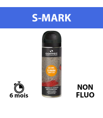 Traceur de chantier non fluorescent S MARK Noir SOPPEC