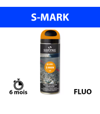 Traceur de chantier fluorescent S MARK Orange SOPPEC