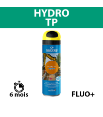 Traceur de chantier à l'eau très fluorescent FLUO TP HYDRO Jaune SOPPEC