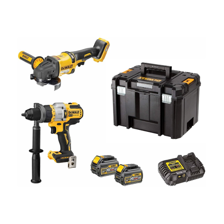 Pack 2 outils 18V/54V DCK2016TNT-QW (DCD999 + DCG418) DEWALT