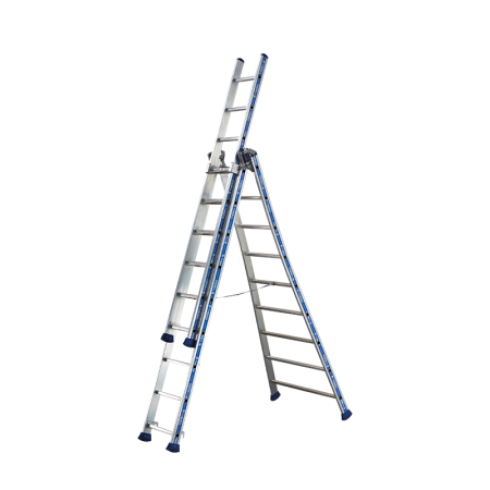 Échelle Platinium transformable 3 plans 5,80m Aluminium TUBESCA-COMABI