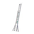 Échelle Platinium 300 coulisse à corde 2 plans 7,79m Aluminium TUBESCA-COMABI