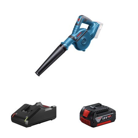 Souffleur GBL 18V-120 + 1 batterie GBA 18V 4 Ah + 1 chargeur GAL 18V-40 BOSCH
