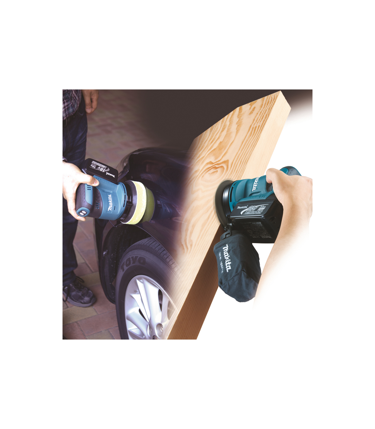 Ponceuse excentrique 18V Ø125mm DBO180ZJ MAKITA