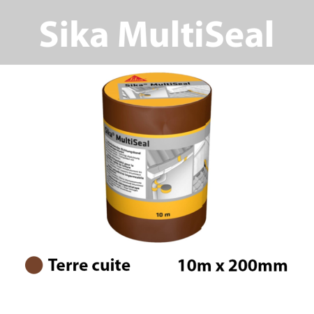 Bande d'étanchéité Sika MultiSeal Terre cuite 10m x 200 mm SIKA