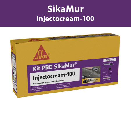 Kit Pro anti-humidité SikaMur InjectoCream-100 SIKA