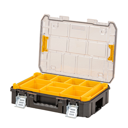 Coffret TSTAK IP54 organisateur transparent DEWALT