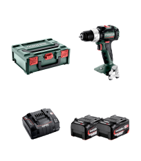 Perceuse-visseuse BS 18 LT BL + 2 batteries 18V 5,2 Ah + Chargeur rapide ASC 145 METABO