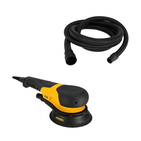 Ponceuse rotative Ø150mm DEROS RS 600 en coffret + 1 tuyau d'extraction MIRKA