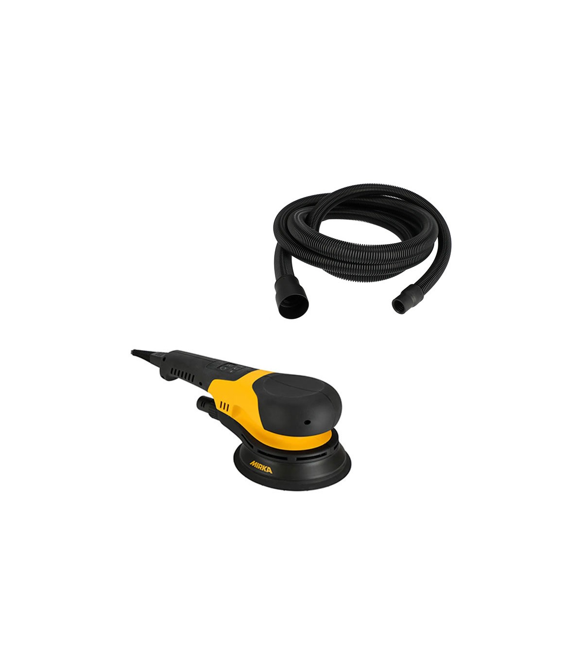 Ponceuse rotative Ø150mm DEROS RS 600 en coffret + 1 tuyau d'extraction MIRKA