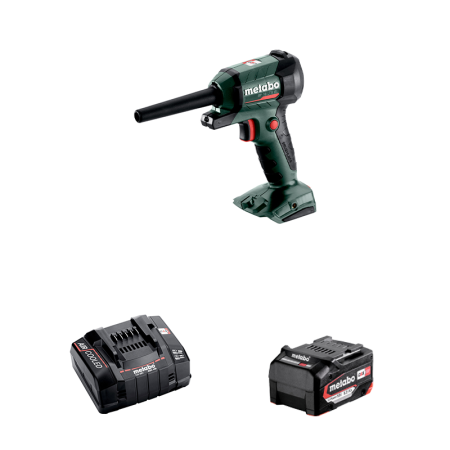 Soufflette 18V BP 18 LTX BL + 1 batterie 18V 5,2 Ah + Chargeur rapide ASC 145 METABO