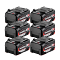 Pack de 6 batteries Li-Power 18V 4 Ah METABO
