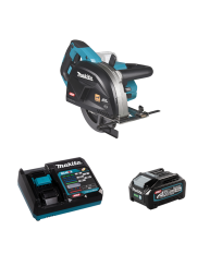 Scie circulaire à métaux 40V Ø185 mm CS002GZ + 1 batterie 40V 4 Ah + chargeur rapide DC40RA MAKITA