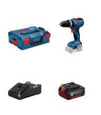 Perceuse-visseuse à percussion GSB 18V-65 + 1 batterie GBA 18V 4 Ah + Chargeur GAL 18V-40 BOSCH