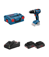 Perceuse-visseuse à percussion GSB 18V-65 + 2 batteries ProCore 18V 4 Ah + Chargeur GAL 18V-40 BOSCH