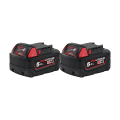Pack de 2 batteries 18V 5 Ah MILWAUKEE