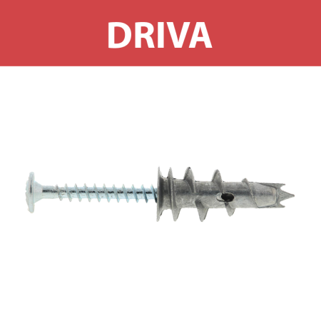 Seau 150 chevilles de fixation légère DRIVA VIS TÊTE PLATE TP12 SPIT
