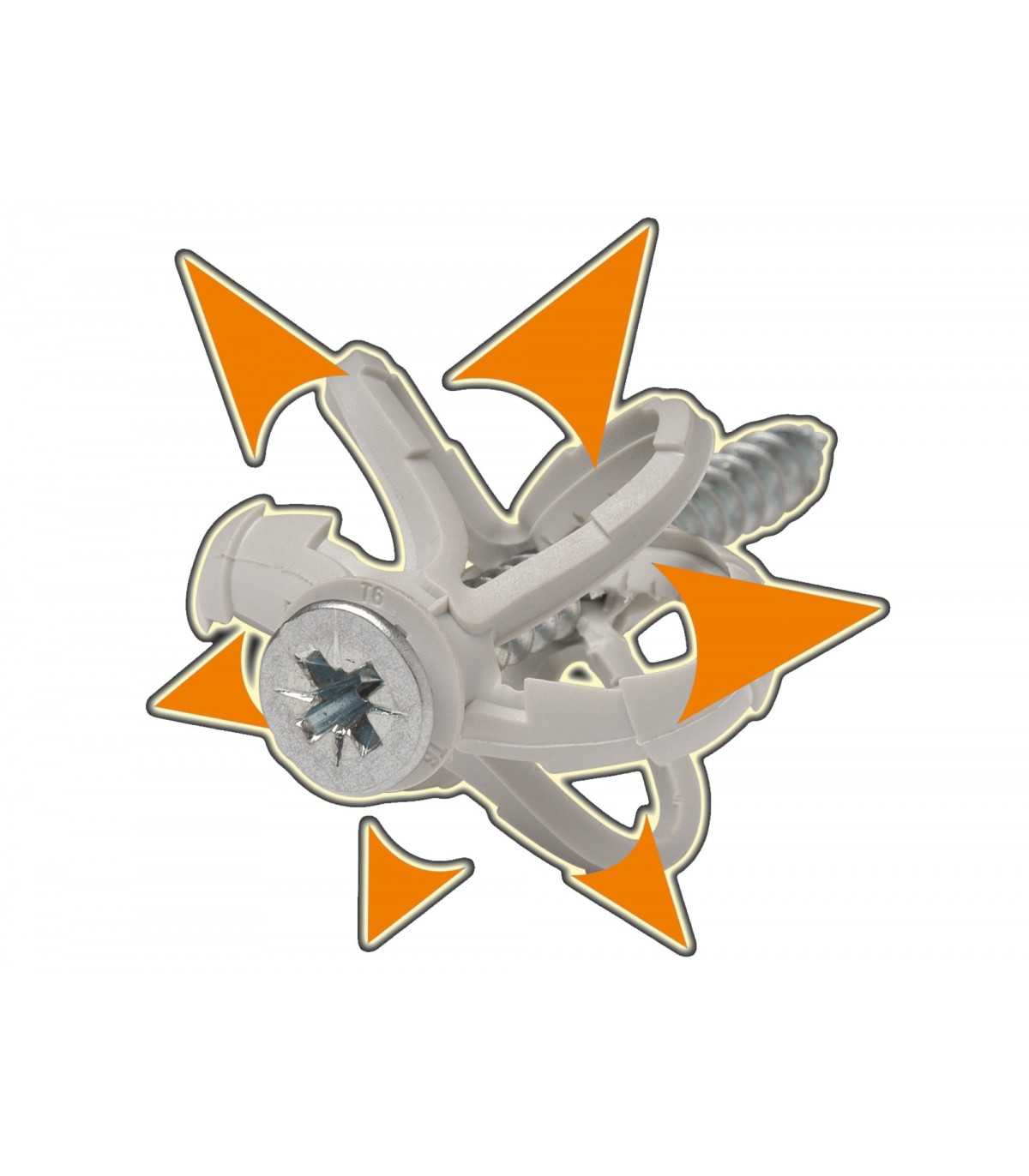 Cheville à fixation légère nylon sans vis PRO6 6x30 SPIT