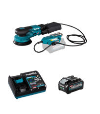 Ponceuse excentrique 40V Ø125 mm BO001CGZ + 1 batterie 40V 4 Ah + chargeur rapide DC40RA MAKITA
