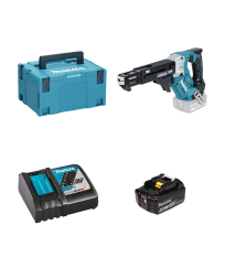 Visseuse automatique 25-55 mm 18V DFR552ZJ + 1 batterie BL1850B 18V 5 Ah + chargeur rapide DC18RC MAKITA